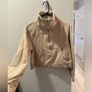 Lululemon scuba oversized funnel-neck half zip